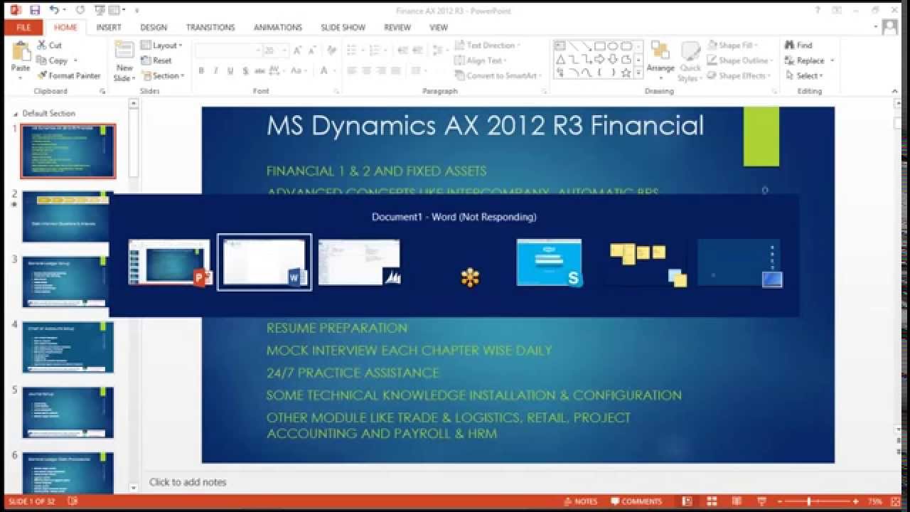 microsoft dynamic ax 2012